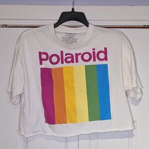 🌸3 for 25$🌸 Polaroid Cropped T-Shirt Vintage Look XL